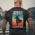 Best Nephew Ever Worlds Greatest Nephew Mens Back Print T-shirt Gifts for Old Men