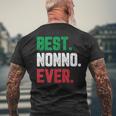 Best Nonno Ever Funny Quote Gift Christmas Mens Back Print T-shirt Gifts for Old Men