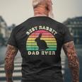 Best Rabbit Dad Ever For Men Fathers Day Mens Back Print T-shirt Gifts for Old Men