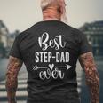 Best Stepdad Ever Fathers Day Present For Stepdad Men Mens Back Print T-shirt Gifts for Old Men
