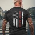 Best Stepdad Ever With Us American Flag For Fathers Day Gift For Mens Mens Back Print T-shirt Gifts for Old Men