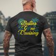 Besties Gone Cruise Matching Girls Trip Cruising Vacation Men's Back Print T-shirt Gifts for Old Men