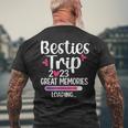 Besties Trip 2023 Best Friend Vacation Besties Great Memory Mens Back Print T-shirt Gifts for Old Men