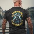 Biker Grandpa Racing Motorcycle Racer For Dad Men's Back Print T-shirt Gifts for Old Men