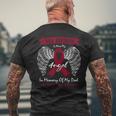Blood Cancer In Memory Of Dad Multiple Myeloma Awareness Men's T-shirt Back Print Gifts for Old Men