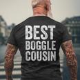 Boggle Cousin Board Game Men's Back Print T-shirt Gifts for Old Men
