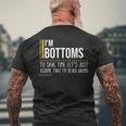 Bottoms Name Gift Im Bottoms Im Never Wrong Mens Back Print T-shirt Gifts for Old Men
