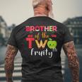 Brother Of The Twotti Frutti 2Nd Birthday Party Fruit Themed Men's Back Print T-shirt Gifts for Old Men
