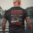 Car Bike Motorcycle Lover I Am A Cool Biker Grandpa Mens Back Print T-shirt Gifts for Old Men
