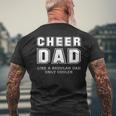 Cheer Dad Like A Regular Father Only Cooler Cheerleader Gift Mens Back Print T-shirt Gifts for Old Men