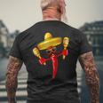Cinco De Mayo Lets Fiesta Squad 5 De Mayo Mexican Fiesta Mens Back Print T-shirt Gifts for Old Men