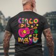 Cinco De Mayo Mexican Fiesta 5 De Mayo Men's Back Print T-shirt Gifts for Old Men