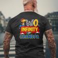 Cowboy Grandpa Two Infinity And Beyond Birthday Decorations Mens Back Print T-shirt Gifts for Old Men