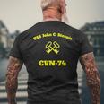 Cvn-74 Uss John C Stennis Aircraft Carrier Sk Or Ls Men's T-shirt Back Print Gifts for Old Men
