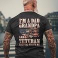 Im A Dad Grandpa And A Veteran Nothing Scares Me Men's T-shirt Back Print Gifts for Old Men