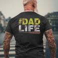 Dad Life Softball Baseball Daddy Sports Fathers Day Men's Back Print T-shirt Gifts for Old Men
