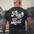 Dallas Lions Baseball - Play Ball Men's Back Print T-shirt Gifts for Old Men