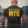 Defund Mtg Men's Back Print T-shirt Gifts for Old Men