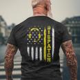 Dispatch - 911 Dispatcher First Responder Emergency Call Usa Men's Back Print T-shirt Gifts for Old Men