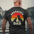 Dog And Cat Dad Vintage Retro Men's Back Print T-shirt Gifts for Old Men