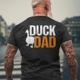 Duck Dad Animal Lover Cute Ducks Themed Men's T-shirt Back Print Gifts for Old Men