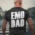 Emo Punk 2000S 00S Emo Dad Men's Back Print T-shirt Gifts for Old Men