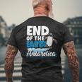 End Of The Earth Ice Expedition Adventure Antarctica Men's Back Print T-shirt Gifts for Old Men