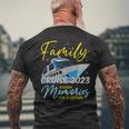 Family Cruise 2023 Matching Cruising Family Vacation Men's Back Print T-shirt Gifts for Old Men