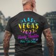 Family Vacation Las Vegas 2023 Matching Family Trip Group Men's Back Print T-shirt Gifts for Old Men