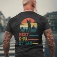 Fathers Day Best Gpa By Par Golf For Dad Grandpa Men's Back Print T-shirt Gifts for Old Men Fathers Day Best Gpa By Par Golf For Dad Grandpa Men's Back Print T-shirt Gifts for Old Men