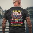 Freedom Isnt Free - Proud Stepdad Of A Vietnam Veteran Men's T-shirt Back Print Gifts for Old Men