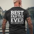 Funny Fathers Day Best Farter Ever Oops I Meant Father Mens Back Print T-shirt Gifts for Old Men