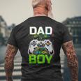 Gaming Video Gamer Dad Of The Birthday Boy Men's Back Print T-shirt Gifts for Old Men