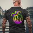Golf Ball With Jester Hat Mardi Gras Fat Tuesday Parade Men Men's T-shirt Back Print Gifts for Old Men