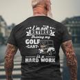Golf Cart Retirement Grandpa Gift Retired Golfing Mens Back Print T-shirt Gifts for Old Men Golf Cart Retirement Grandpa Gift Retired Golfing Mens Back Print T-shirt Gifts for Old Men