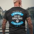 Grandma Or Grandpa Proud SoccerMen's Back Print T-shirt Gifts for Old Men