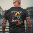 Grandpa Of The Birthday Boy Monster Truck Boys Party Mens Back Print T-shirt Gifts for Old Men