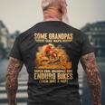 Grandpas Take Naps Dga 127 Super Cool Grandpas Ride Enduro Bike Then Take A Nap Men's Back Print T-shirt Gifts for Old Men