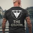 The Groom Bachelor Party Men's T-shirt Back Print Gifts for Old Men