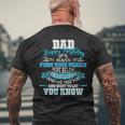Happy Birthday To My Dad In Heaven Lost Father Memorial Men's T-shirt Back Print Gifts for Old Men