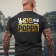 Hola At Your Poppa Two Legit To Quit Birthday Decorations Men's Back Print T-shirt Gifts for Old Men