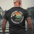 Husband Dad Cornhole Legend Boss Of The Toss Cornhole Mens Gift For Mens Mens Back Print T-shirt Gifts for Old Men