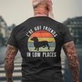 Ive Got Friends In Low Places Dachshund Wiener Dog Men's T-shirt Back Print Gifts for Old Men