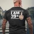Milestone 40Th Birthday - Gag Bday Joke Idea 391 Men's Back Print T-shirt Gifts for Old Men