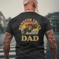 Monster Truck Dad Retro Vintage Monster Truck V2 Men's T-shirt Back Print Gifts for Old Men