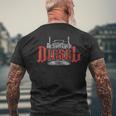 My Blood Type Is Diesel Funny Mechanic Trucker Mens Back Print T-shirt Gifts for Old Men