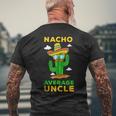 Nacho Average Uncle Mexican Cinco De Mayo Tio Fiesta Tito Men's Back Print T-shirt Gifts for Old Men