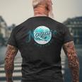 Nazare Portugal Big Wave Surfing Vintage Men's T-shirt Back Print Gifts for Old Men