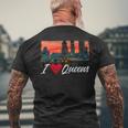 New York Queens Lover I Love Queens Queens Native Queens Mens Back Print T-shirt Gifts for Old Men