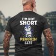 Im Not Short Im Penguin Size Penguins Cute Animal Lover Men's T-shirt Back Print Gifts for Old Men
